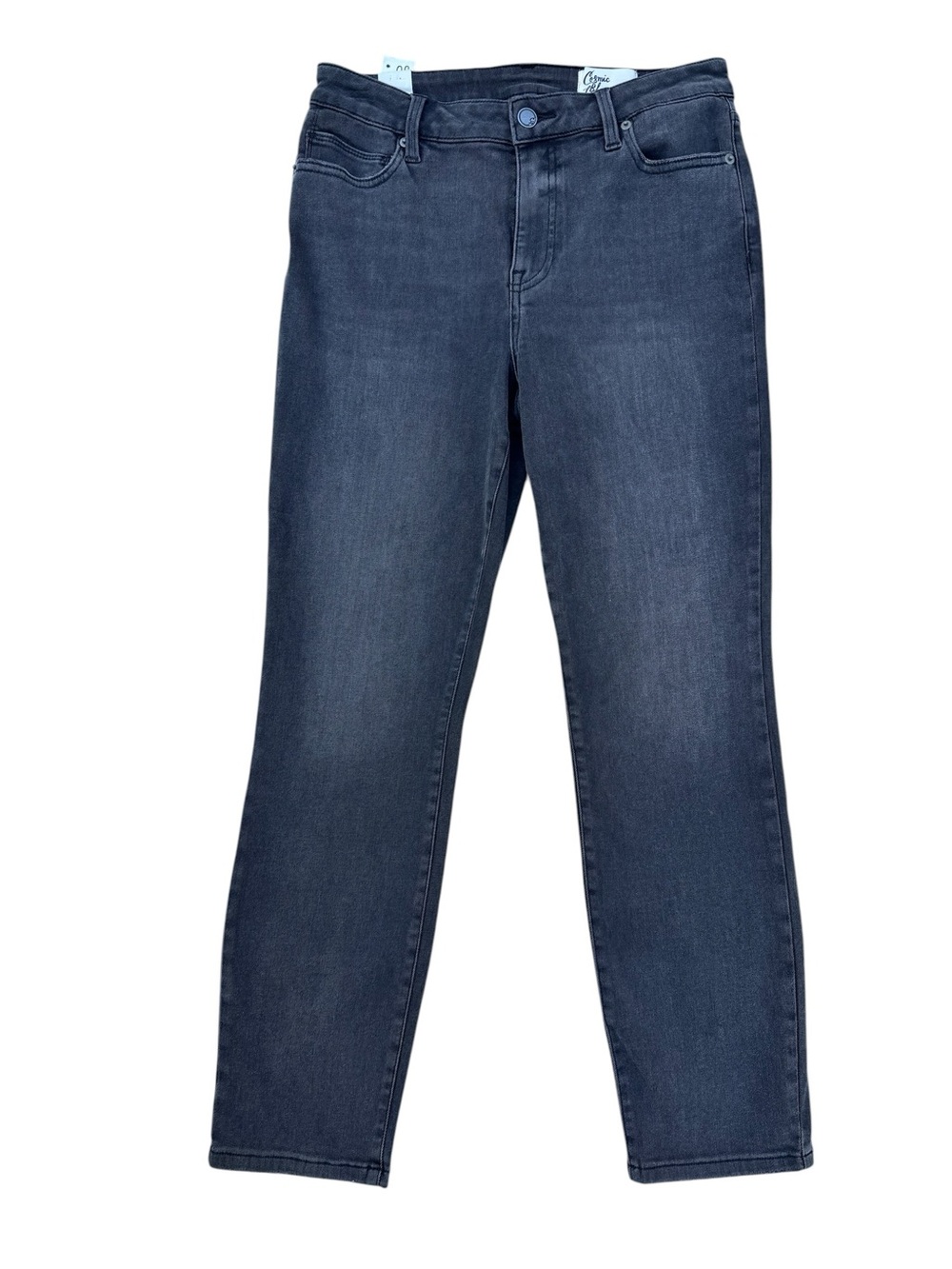 Cosmic Blue Love Jeans Womens Size 30 Stretch Gray Denim Mid Rise
